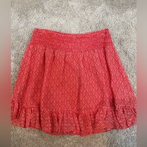 Intermix Elastic Waist With Ruffle Hem Skirt. Size S.